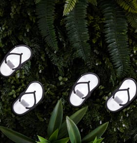 Firefly LED Solar Lights 4 Pack - Flip Flop