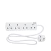 Pifco Extension Socket 2m - 4 Way Gang