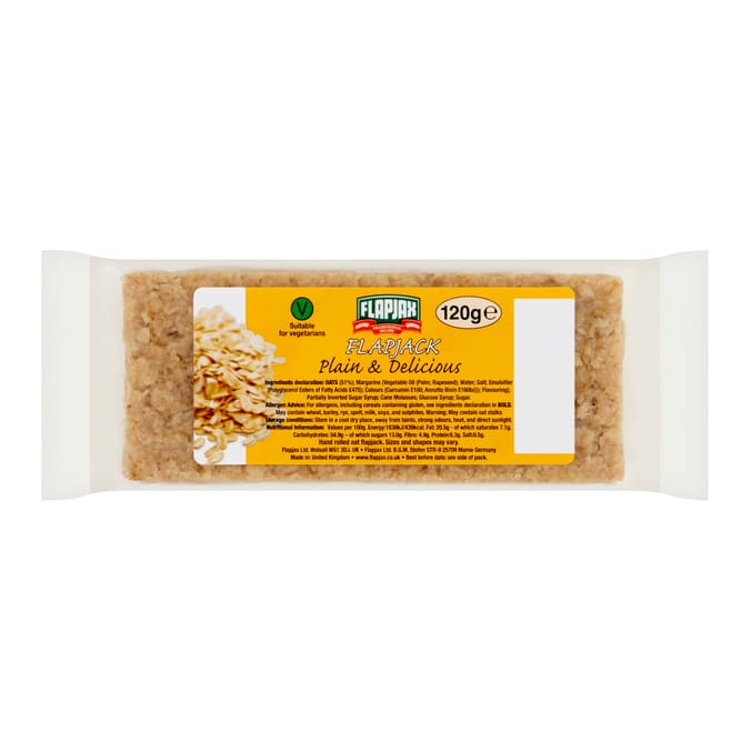 Flapjax Plain & Delicious Flapjack 120g x30