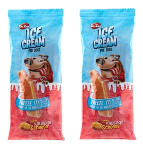Dr. Zoo Ice Cream 50g x 2 - Sausage & Cheese