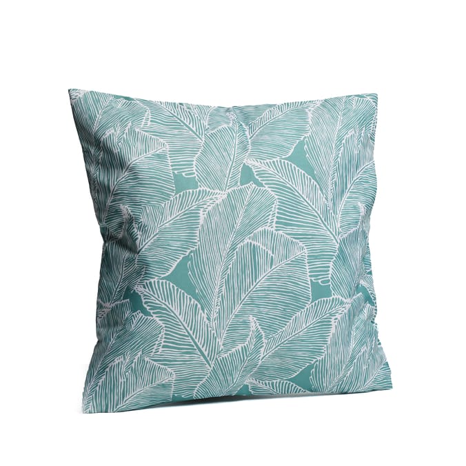 The Outdoor Living Collection Medium Leaf Print Outdoor Cushion - Green