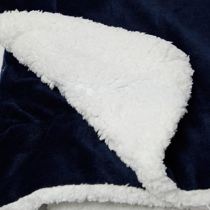 Home Collections Flannel Sherpa Throw
