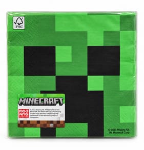 Minecraft Napkins 20 Pack