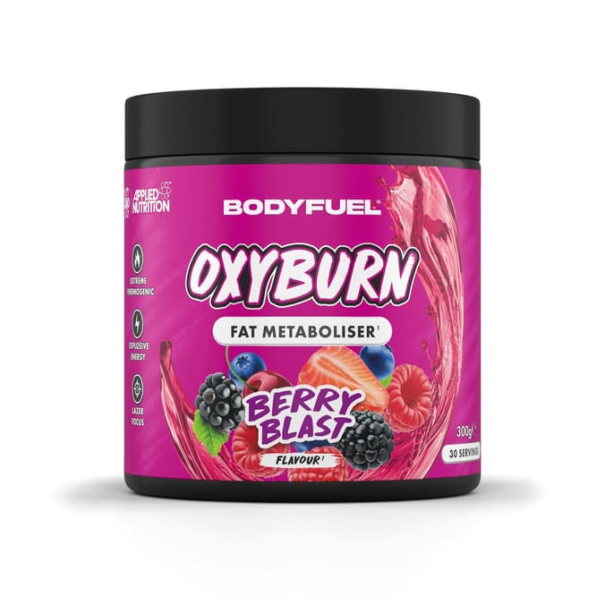 BodyFuel Oxyburn Fat Metaboliser Powder 300g - Berry Blast