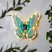 Firefly Solar Light Co Butterfly Solar Wall Art