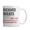 Personalised London Street Sign Mug