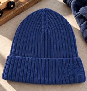 Originals Kids Navy Ribbed Beanie - 3-5 Years