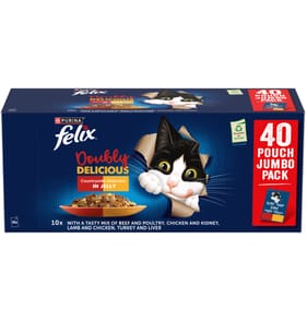 Felix Doubly Delicious Countryside Selection in Jelly 40 x 85g