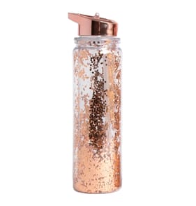 Dreamer Glitter Water Bottle 500ml - Rose Gold