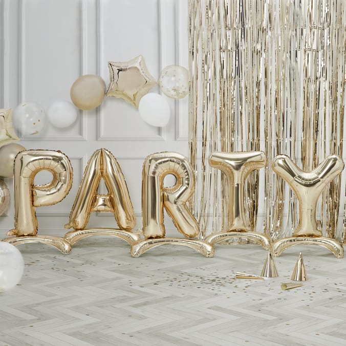 Let's Party Floor Standing Balloons
