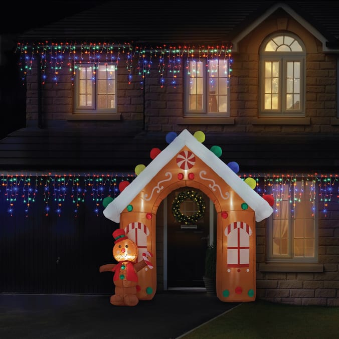 Prestige Inflatable Gingerbread House Archway 9.5ft