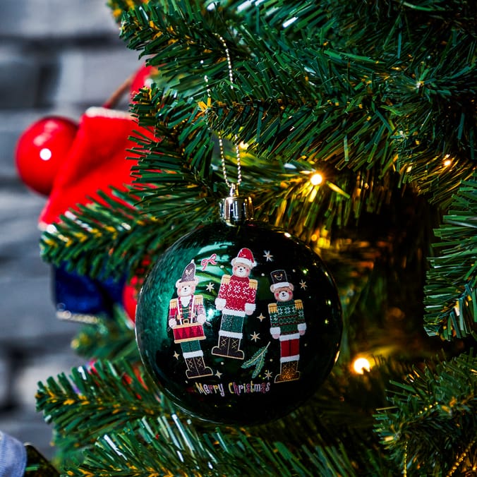 The Lifestyle Edit Timeless Christmas Baubles 15 Pack