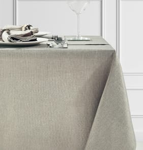 Home Collections Sparkle Table Cloth - Grey 137 x 229cm