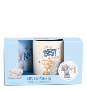 Me To You Mug & Coaster Set - World's Best Grandad