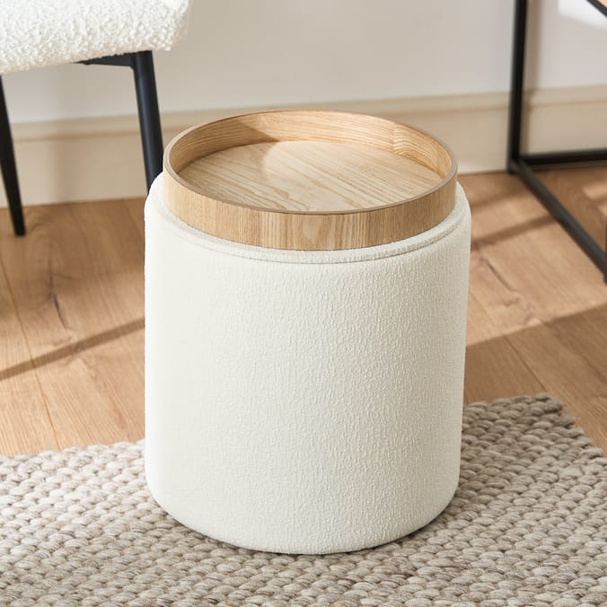 Home Collections Boucle Storage Stool