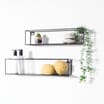 Bathroom Metal Wall Shelf 2 Pack
