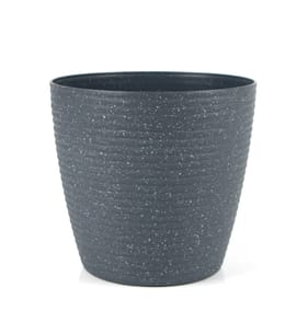 Jardin Thread Plastic Planter 23cm - Grey