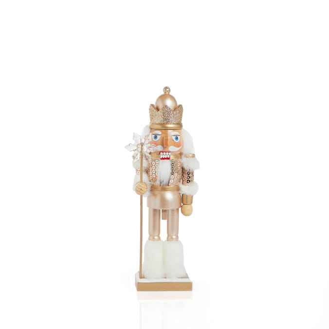 Festive Feeling 25cm Nutcracker Home Bargains