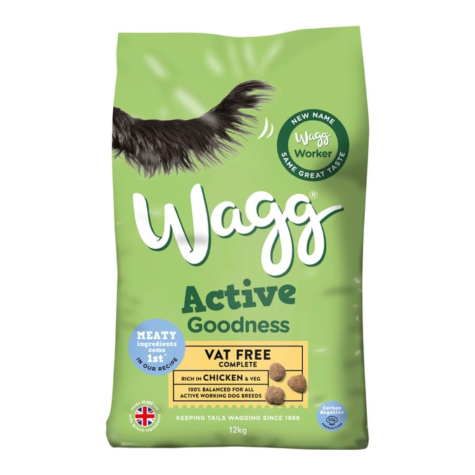 Wagg Active Goodness 12kg - Rich in Chicken & Veg