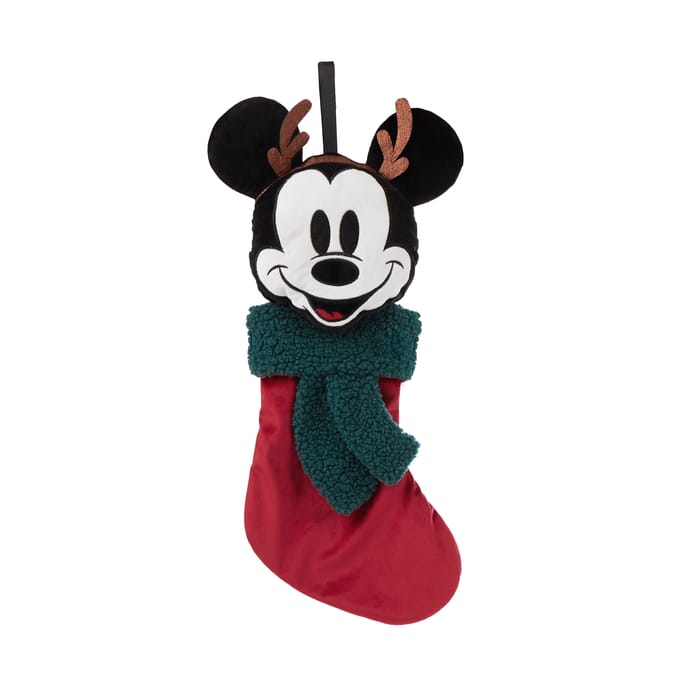 Disney Mickey And Friends Christmas 3D Head Stocking - Mickey