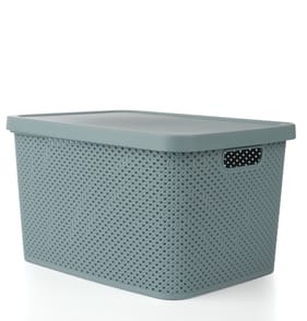 Home Collections 19L Storage with Lid - Duck Egg