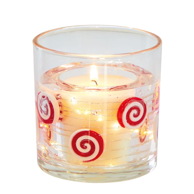 Wickford & Co Led Light Up Candle Warm Apple & Cinnamon - Candy 
