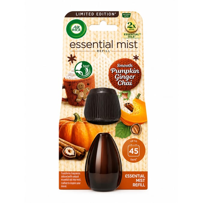 Air Wick Essential Mist Diffuser Single Refill 20ml - Pumpkin Ginger Chai