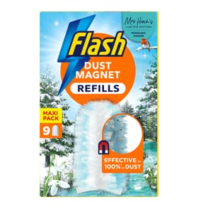 Flash Mrs Hinch's Dust Magnet Duster Refills Woodland Wander 9 Pack