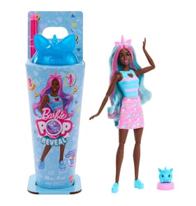 Barbie Pop Reveal Shakes Series Doll & Accessories Set - Scented Sweet Unicorn Fashion Doll