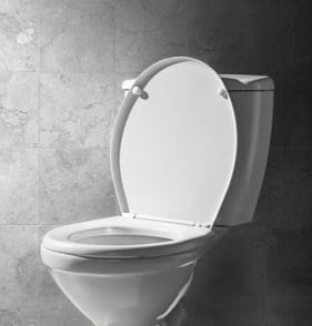 Bath Soft Close Toilet Seat - White