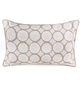 The Lifestyle Edit Coastal Retreat Boudoir Cushion - Beige