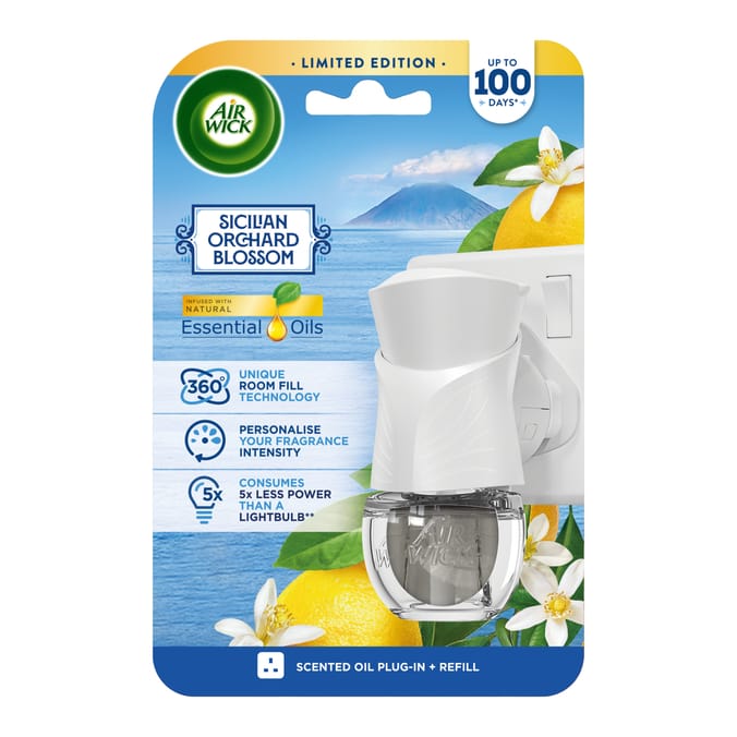 Air Wick Electrical Plug In 19ml - Sicilian Orchard Blossom