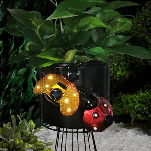 Firefly 50 LED Garden Solar Power String Lights | Home Bargains