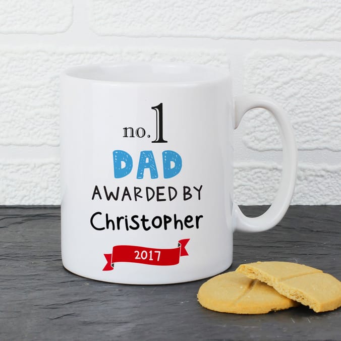 Personalised no.1 Awarded By Mug