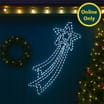 Prestige Mains Operated LED Rope Shooting Star Light - Cool White