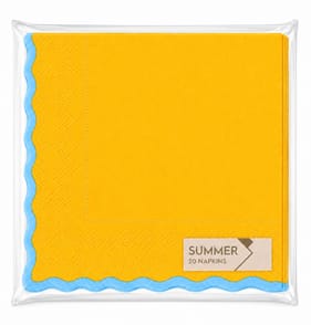 Summer Napkins 20 Pack - Yellow