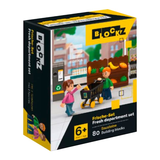 Blockz Fresh Department Set 80 Pieces - Edeka | Home Bargains