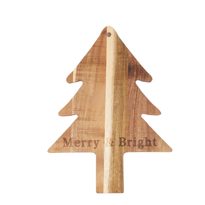 Home Collections Acacia Wood Tree Shaped Serving Board