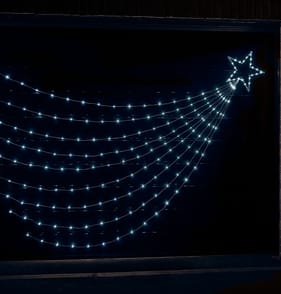 Prestige Mains Operated LED Falling Star Light - Cool White
