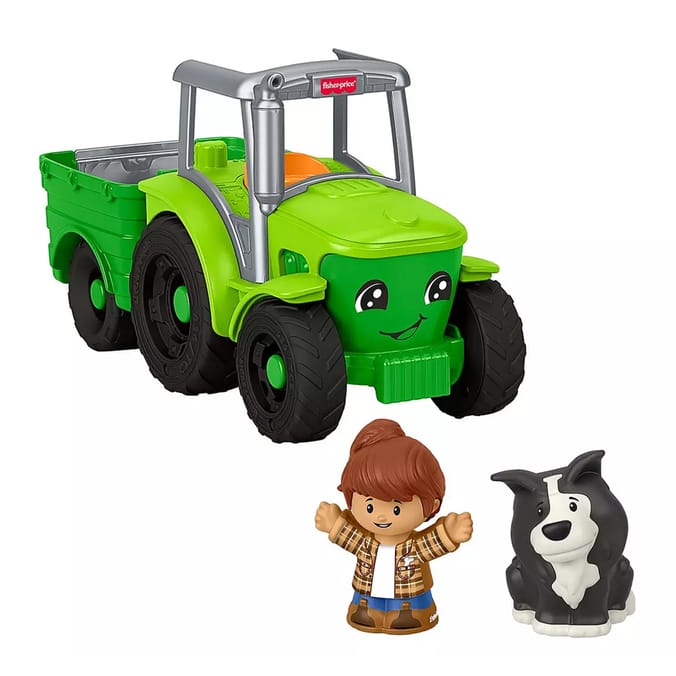 Fisher-Price Little People Push & Play Vehicle & 2 Figures