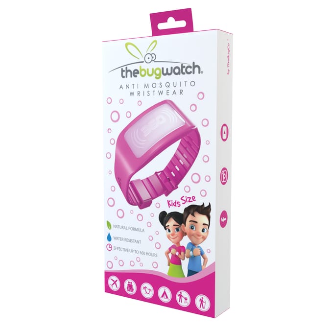 The Bug Watch Kids Wristband Sunset - Pink