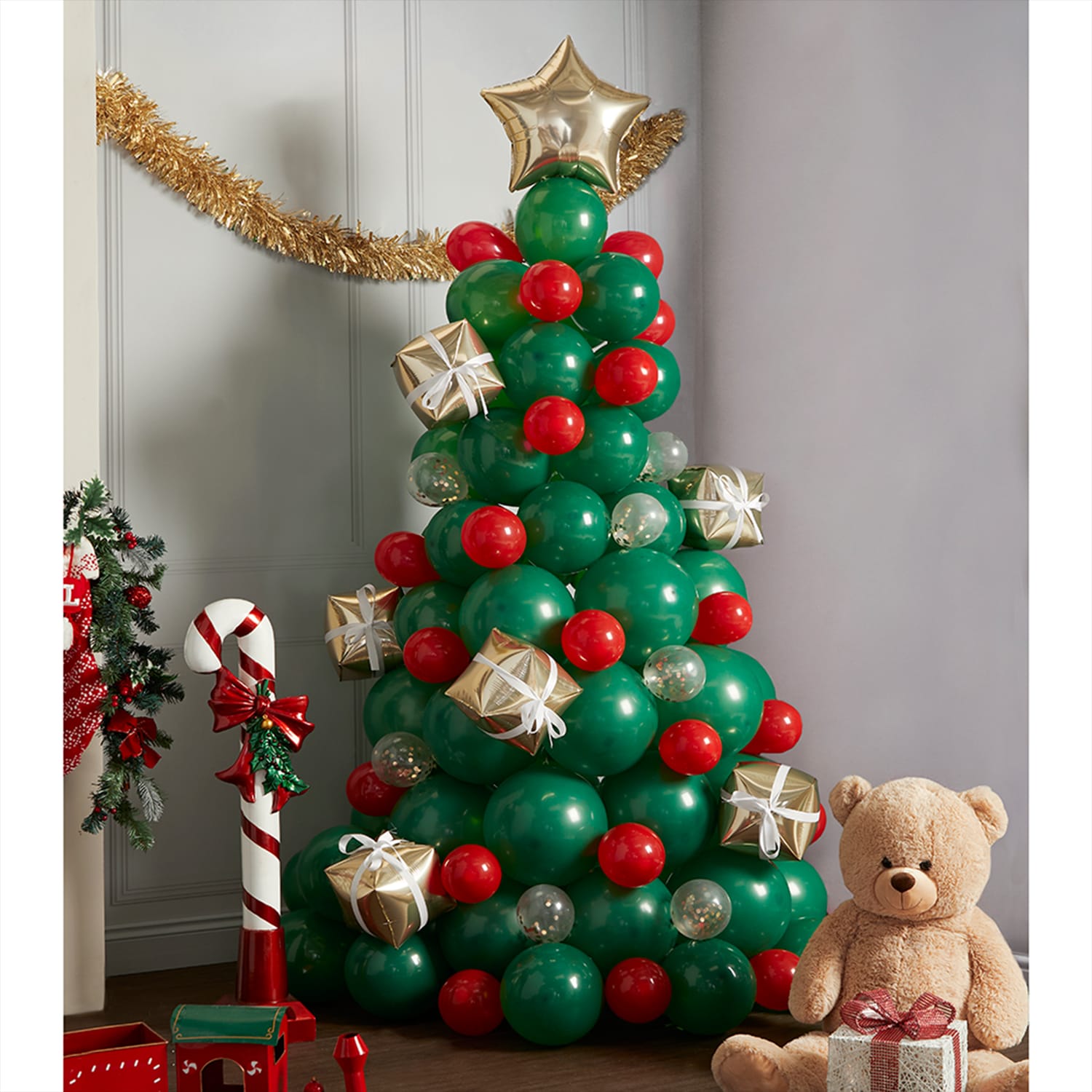 Balloon 5 Tree Festive Feeling Balloon Tree | Home Bargains