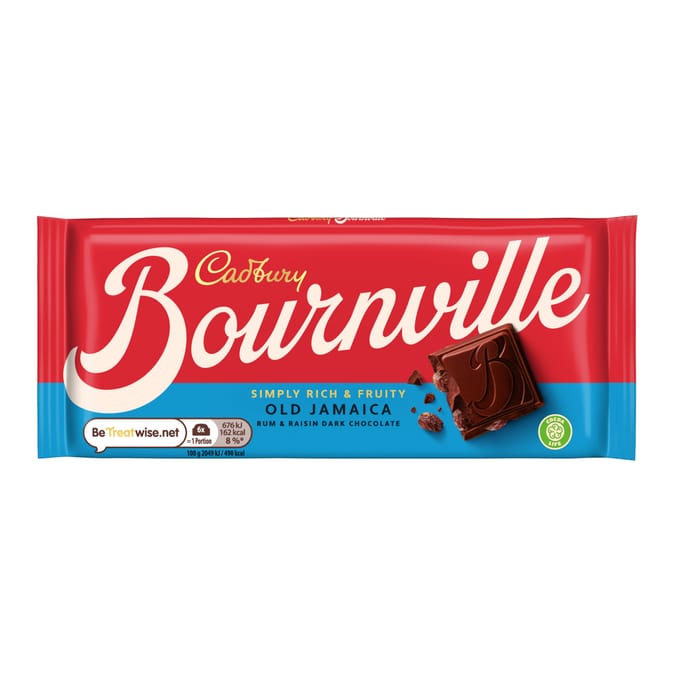Cadbury Bournville Old Jamaica Dark Chocolate Bar 100g