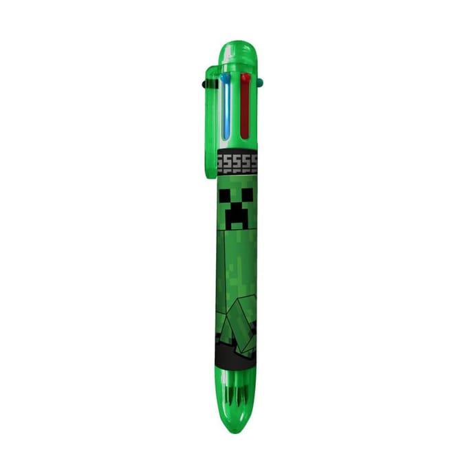 Minecraft Multicolour Pens 6-in-1 Retractable Ballpoint Pen