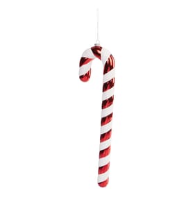 Sleigh Bells Candy Cane Decoration