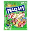 Maoam Pinballs Fruit & Cola Flavour Chewy Sweets Sharing Bag 140g