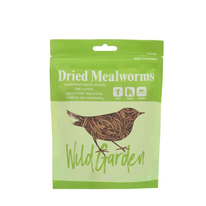 Wild Garden Dried Mealworms 100g