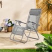 The Outdoor Living Collection Zero Gravity Reclining Chair - Grey