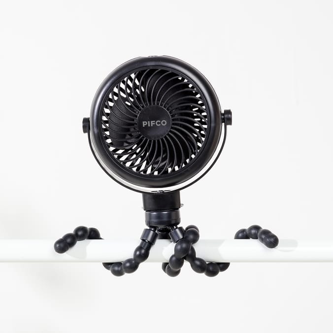 Pifco Flexi Grip Fan 4.5W - Black