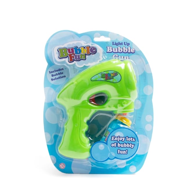 Bubble Fun Light Up Bubble Gun